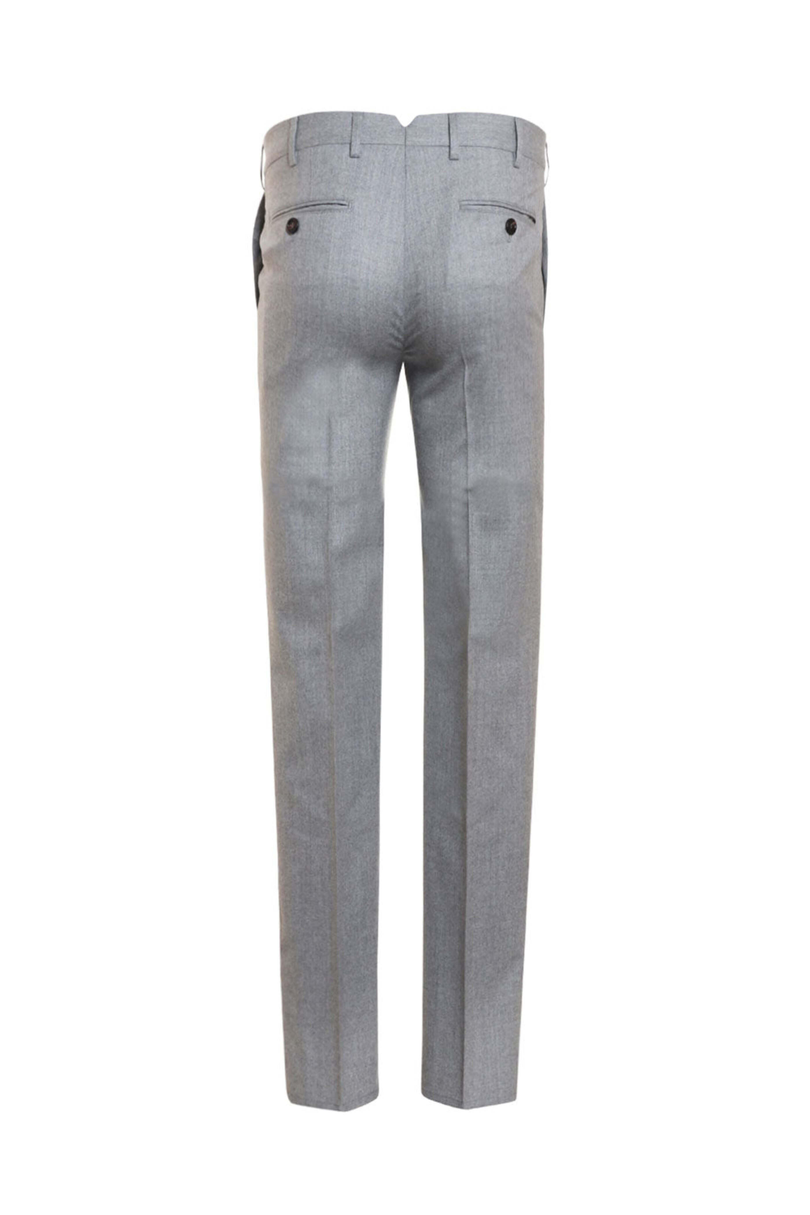 BRUNELLO CUCINELLI コーデュロイパンツ グレー 36 Brunello Cucinelli - Grigio Perla Wool Dress Pant