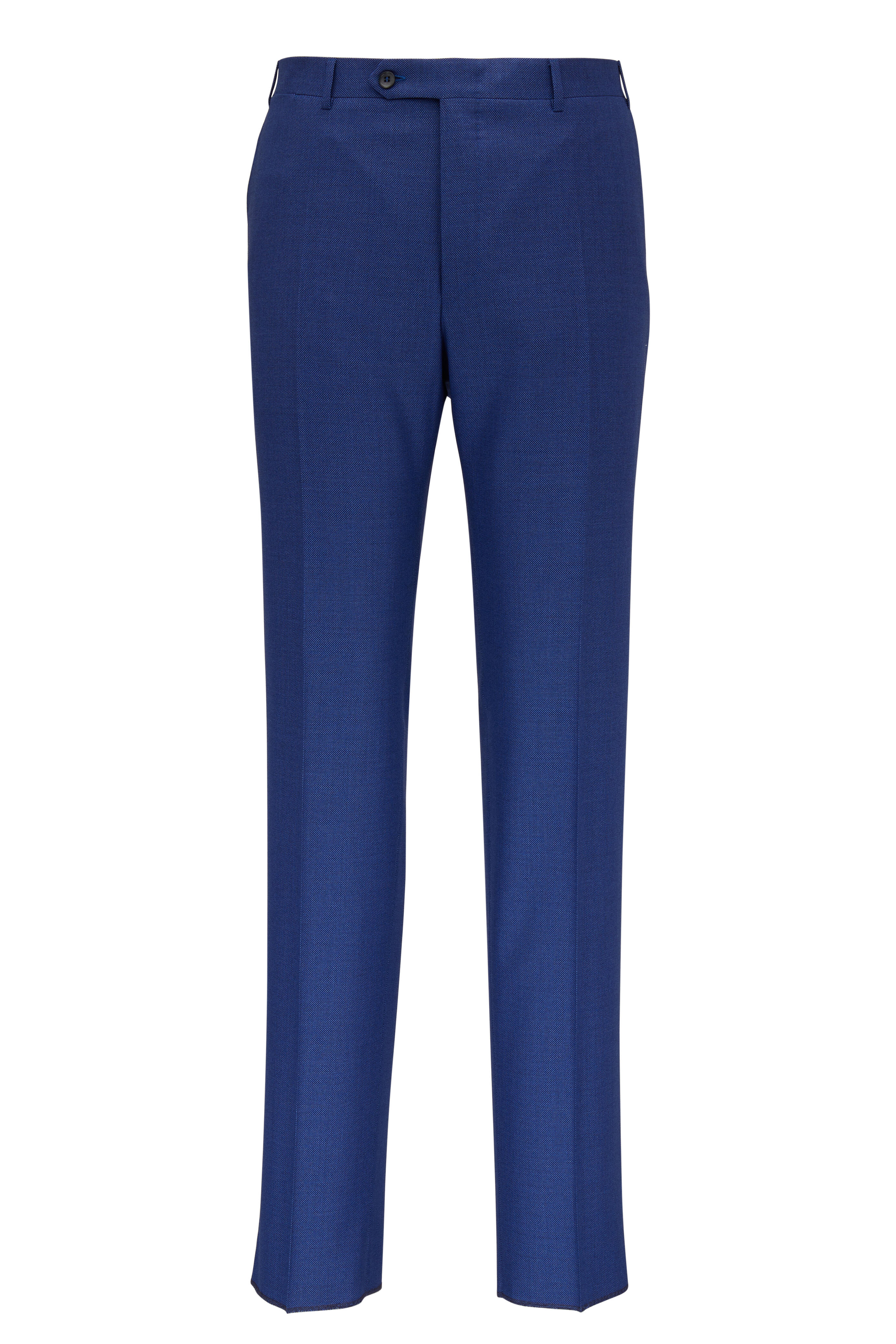 Canali - Royal Blue Birdseye Wool Suit | Mitchell Stores