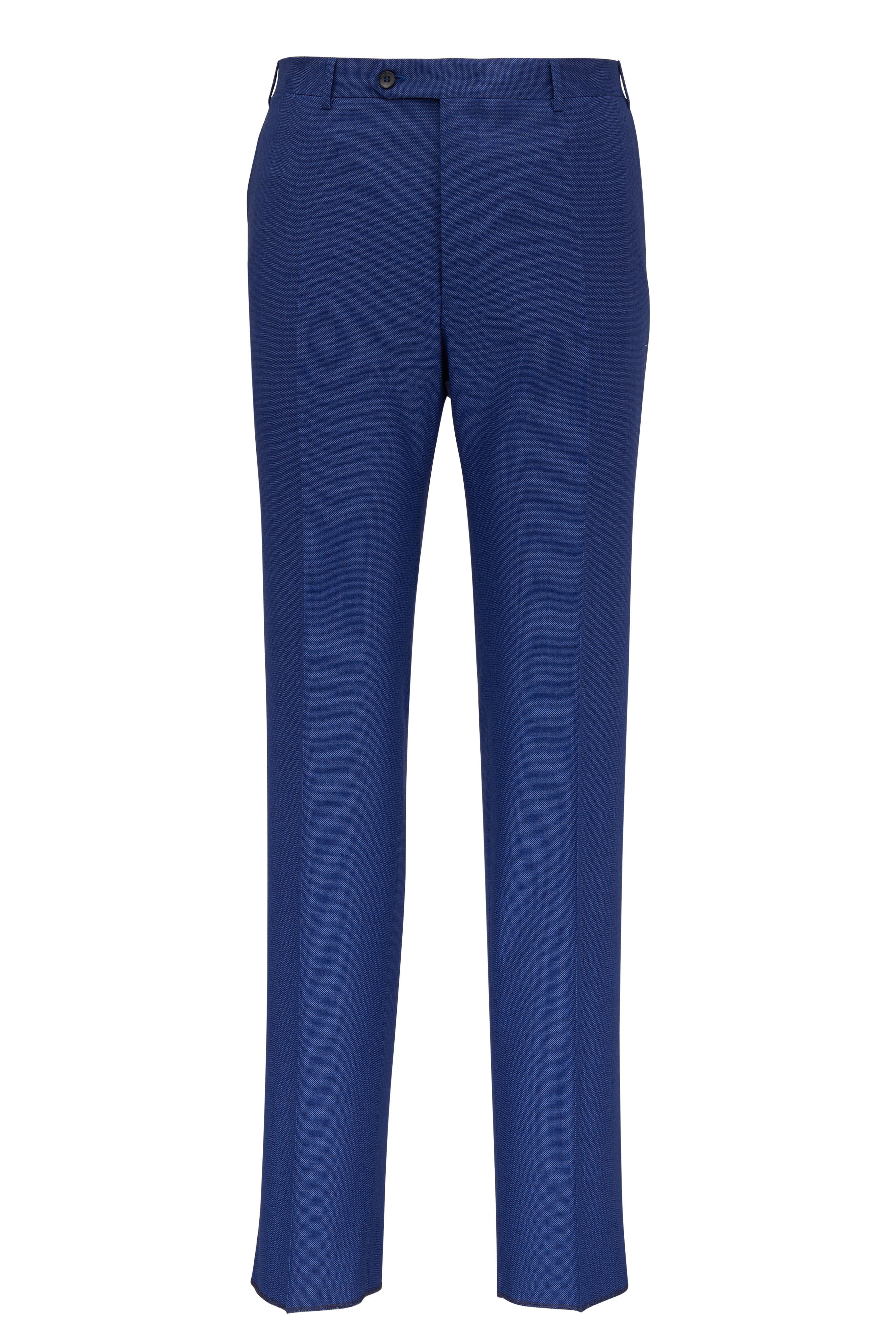 Canali - Royal Blue Birdseye Wool Suit