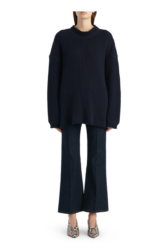 Khaite Clara Benson Crop Flare Jean - view 2