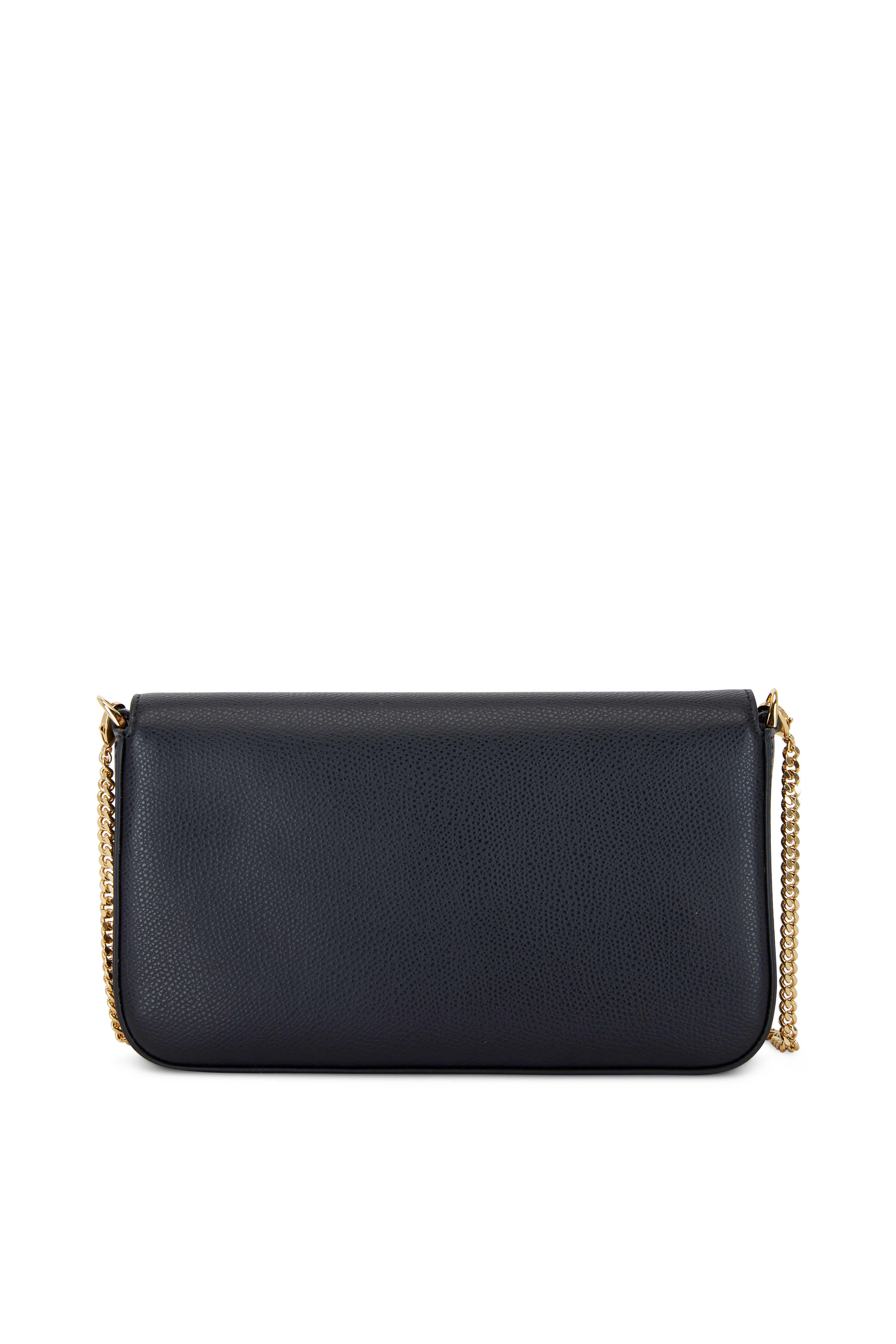 Fendi - Black Vitello Detachable Pouches Chain Wallet