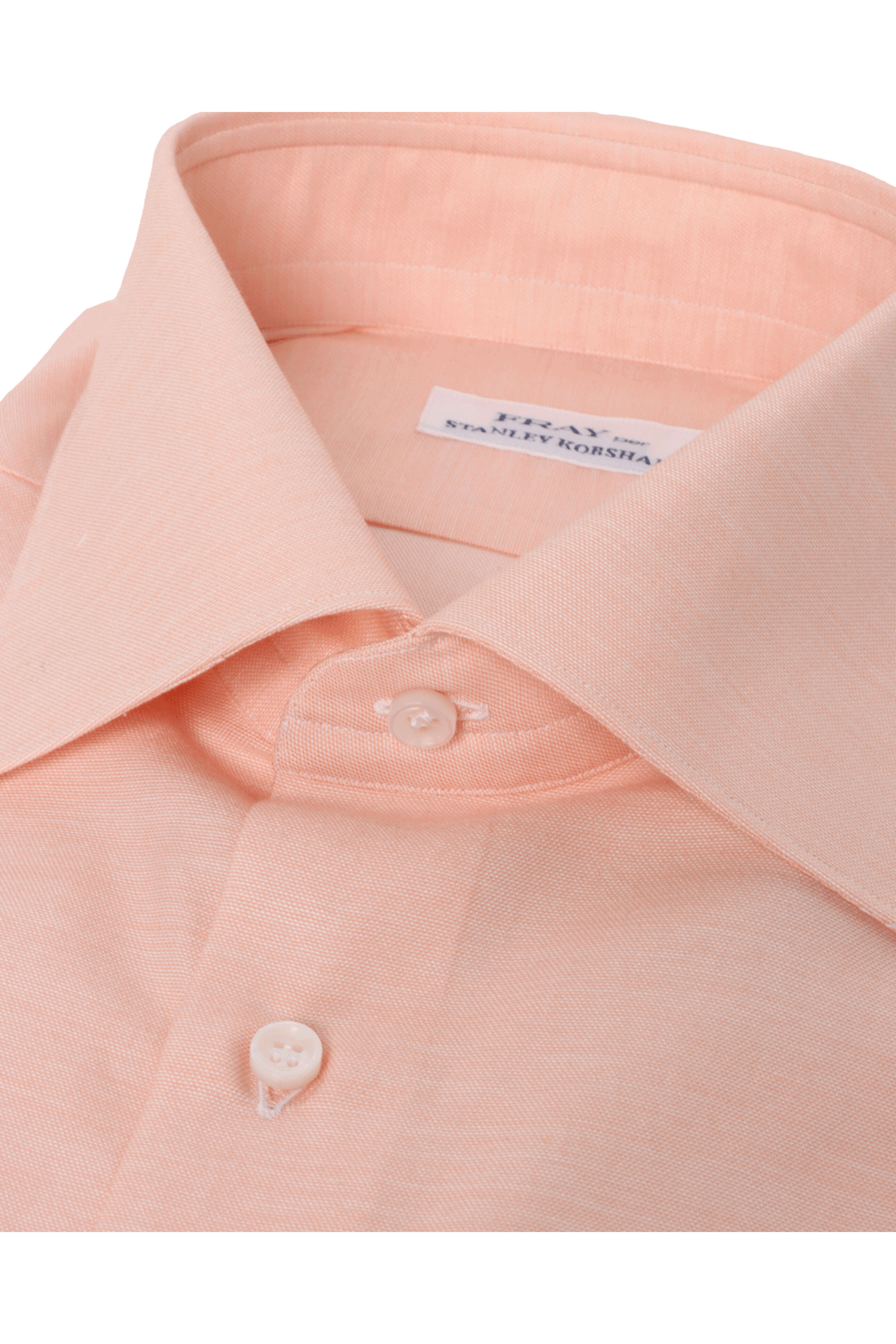 Fray - Twill Peach Dress Shirt