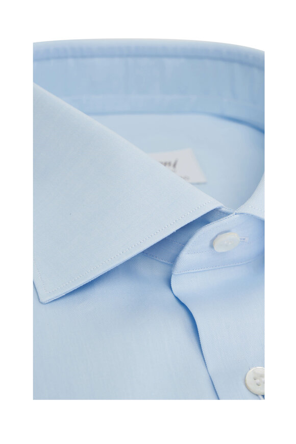 Brioni - Sky Blue Cotton Dress Shirt 