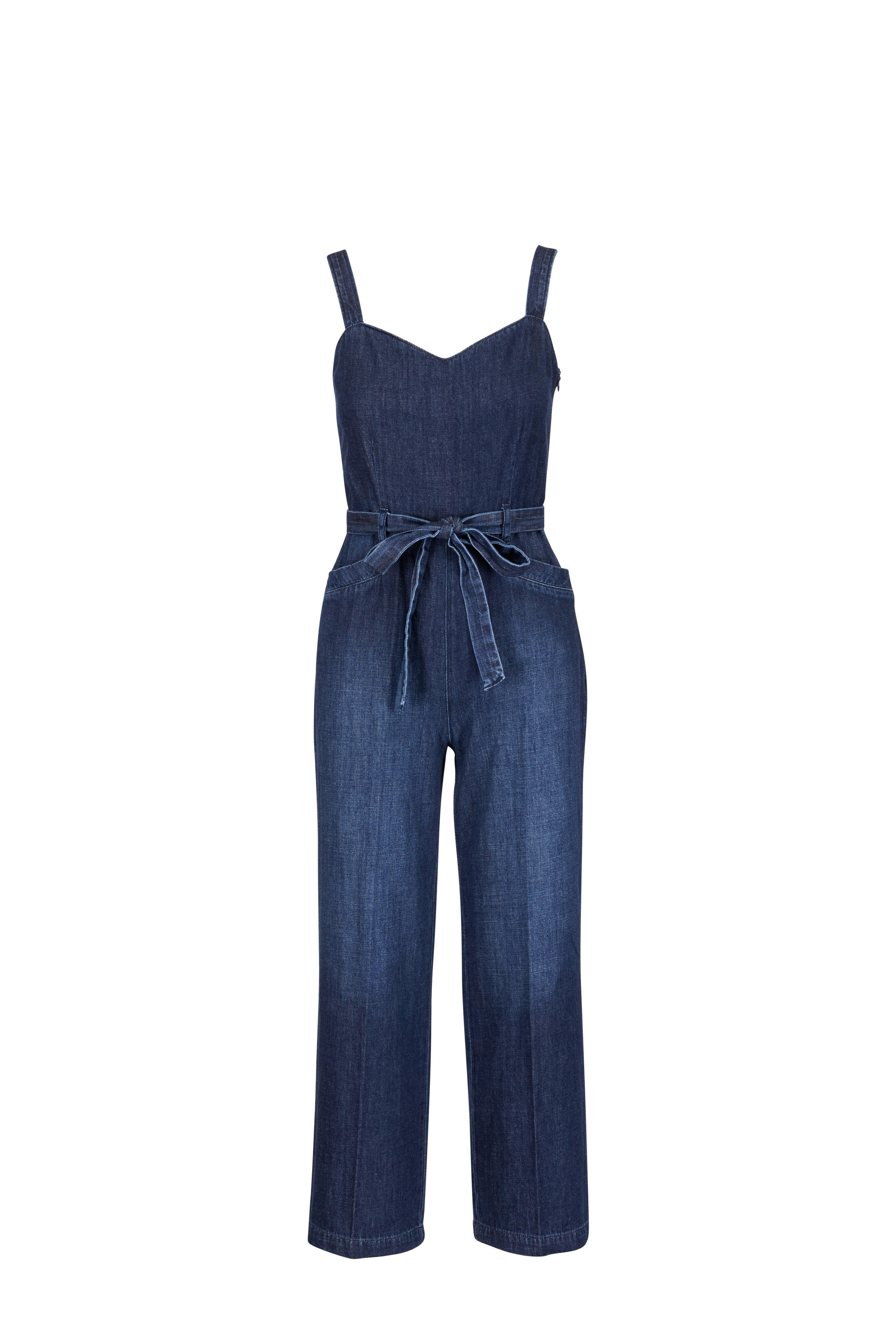 Paige - Emma Ink Denim Jumpsuit
