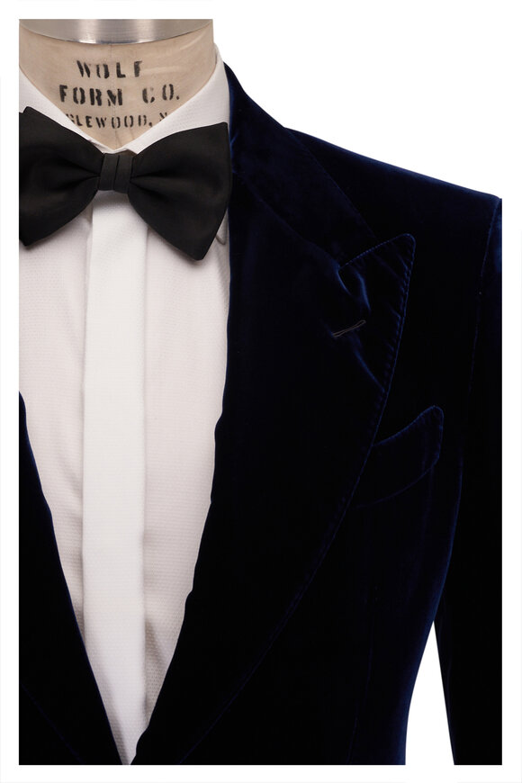 Tom Ford - Midnight Blue Velvet Dinner Jacket