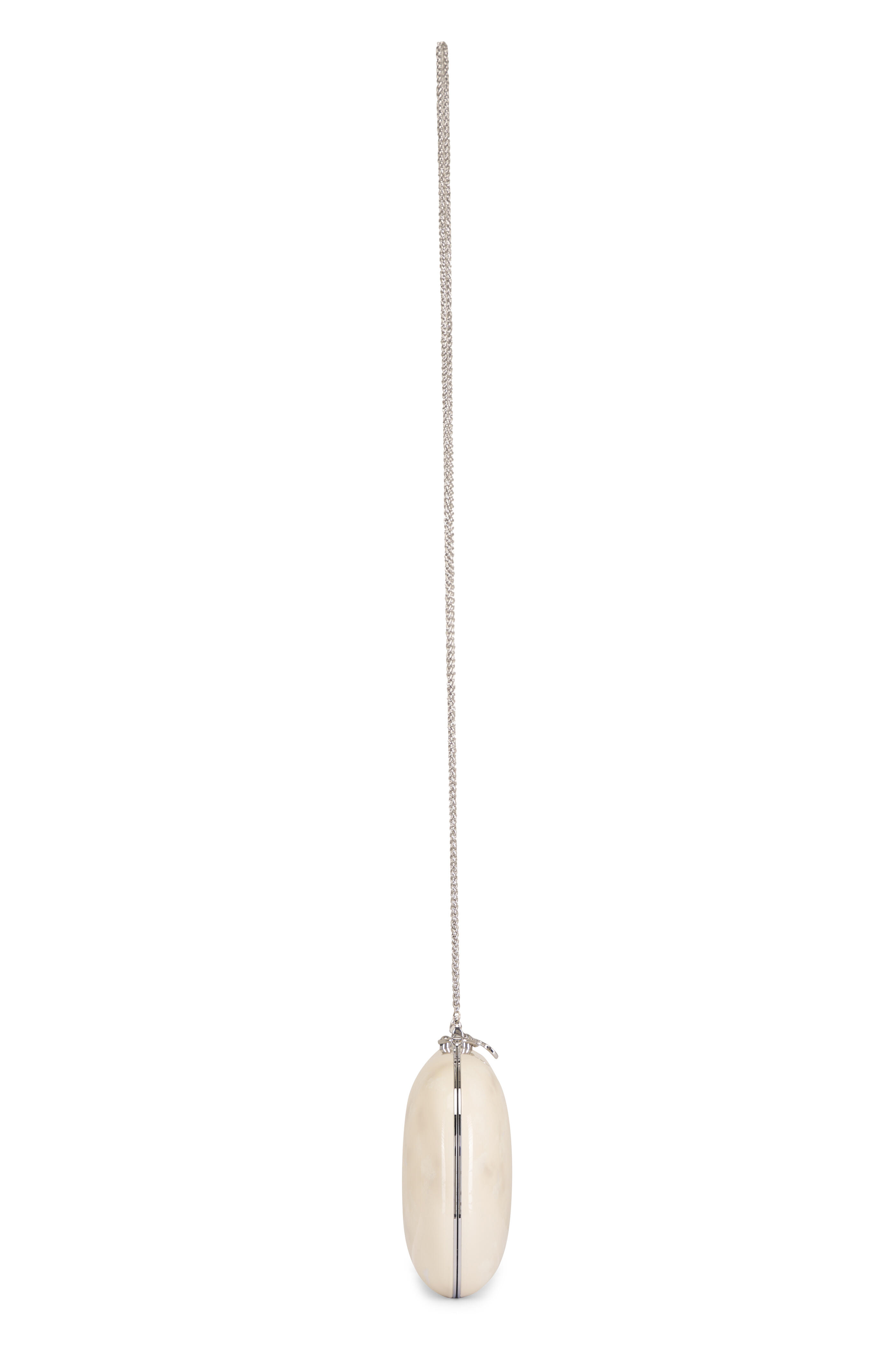 Jeffrey Levinson - Elina Plus Monet Light Sand & Silver Clutch - view 3