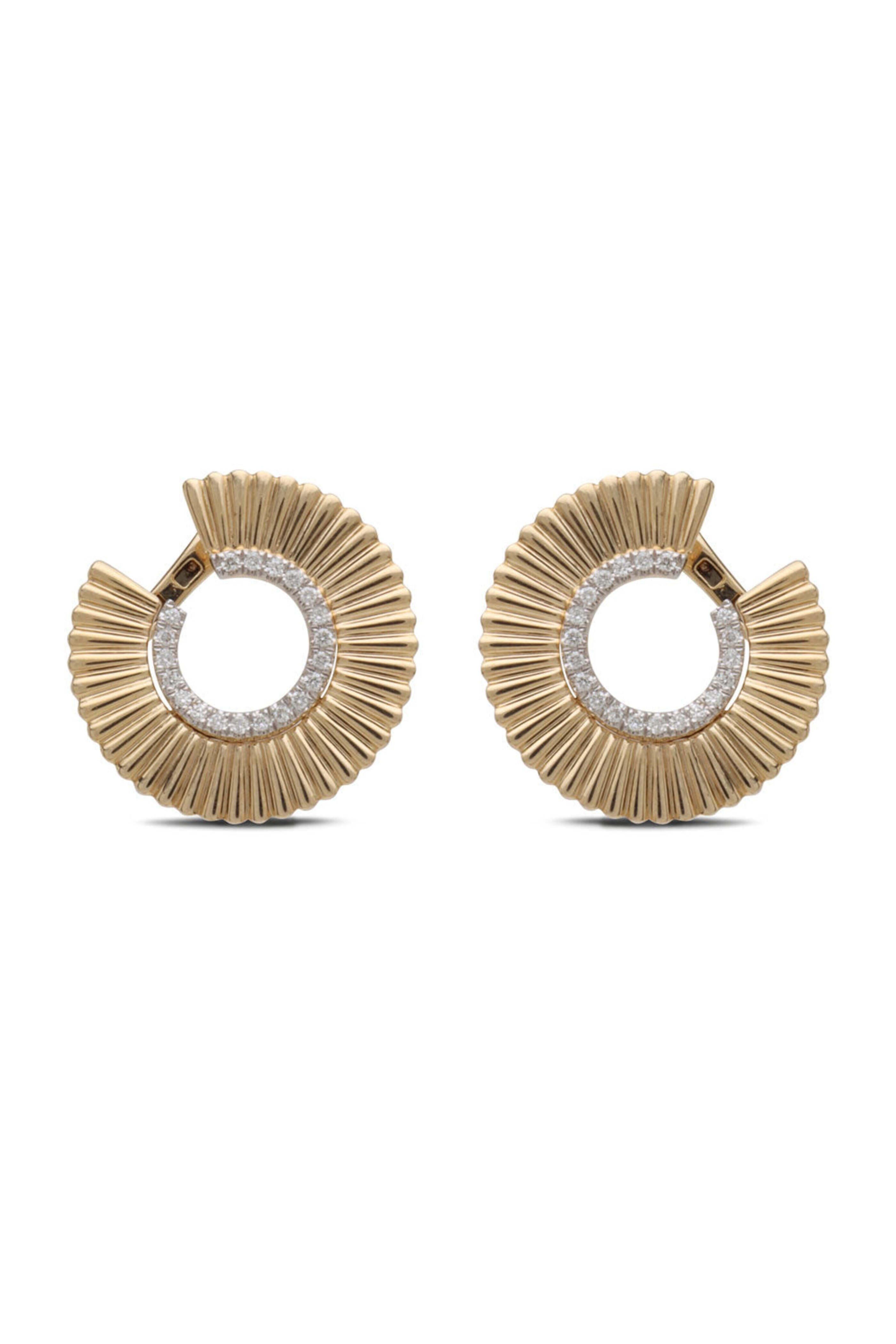 Kai Linz - Diamond Fan Earrings