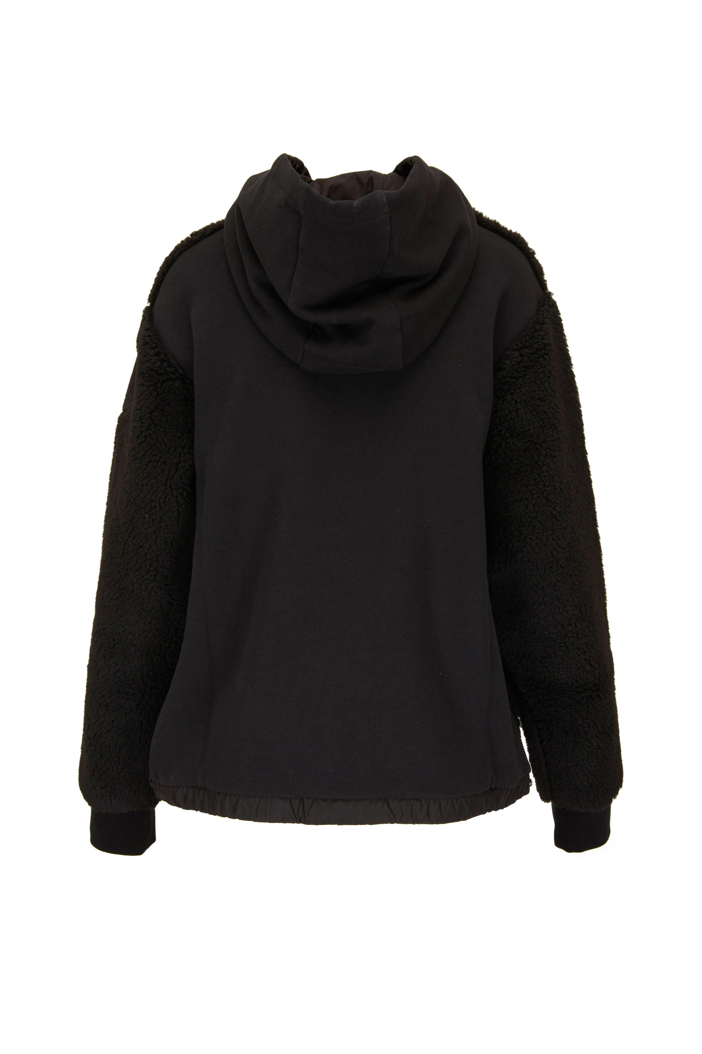 ジャケット・アウター MAGIC STICK Teddy MRMT over coat Moncler - Maglia Black Teddy Zip Hoody | Mitchell Stores
