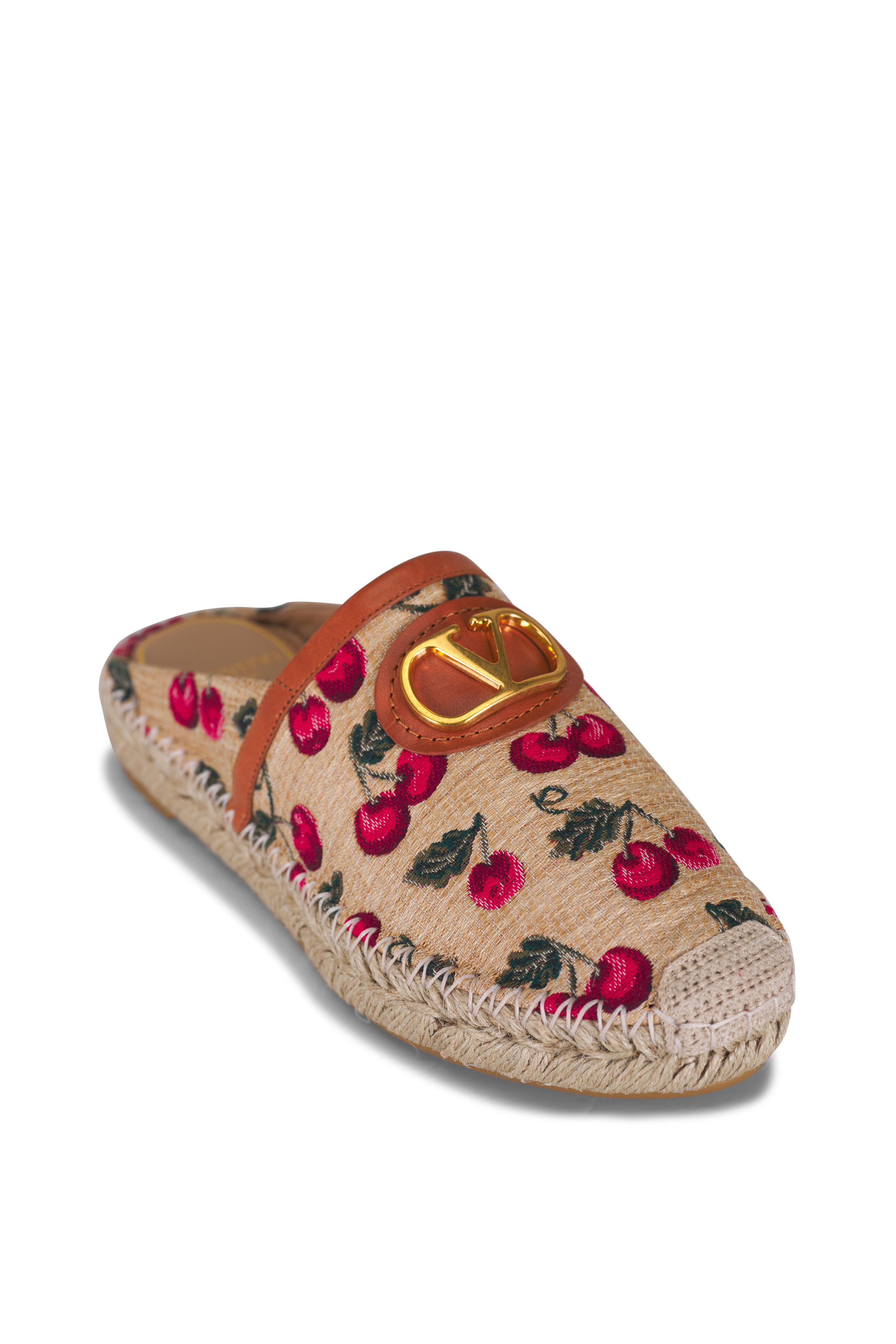 VALENTINO＞＞VLogo Cherryfic ミュール Vlogo Signature Cherryfic Slide Sandal 60mm for Woman in
