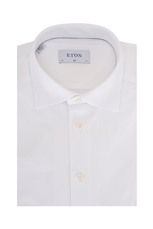 Eton - White Four Way Stretch Dress Shirt