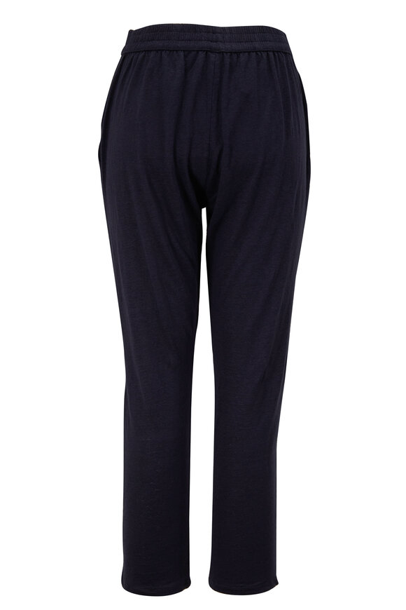 Majestic - Marine Stretch Linen Cigarette Pant