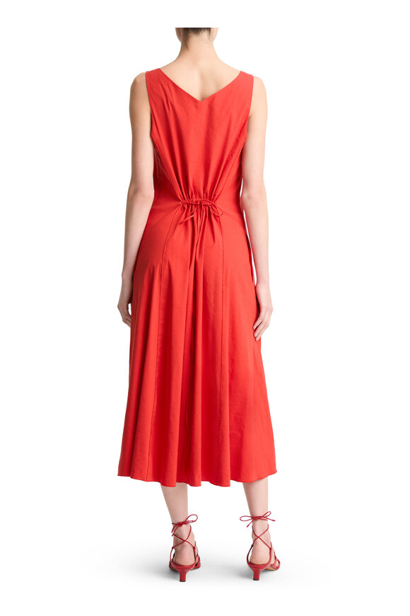 Vince Poppy V-Neckline Midi Dress - view 3