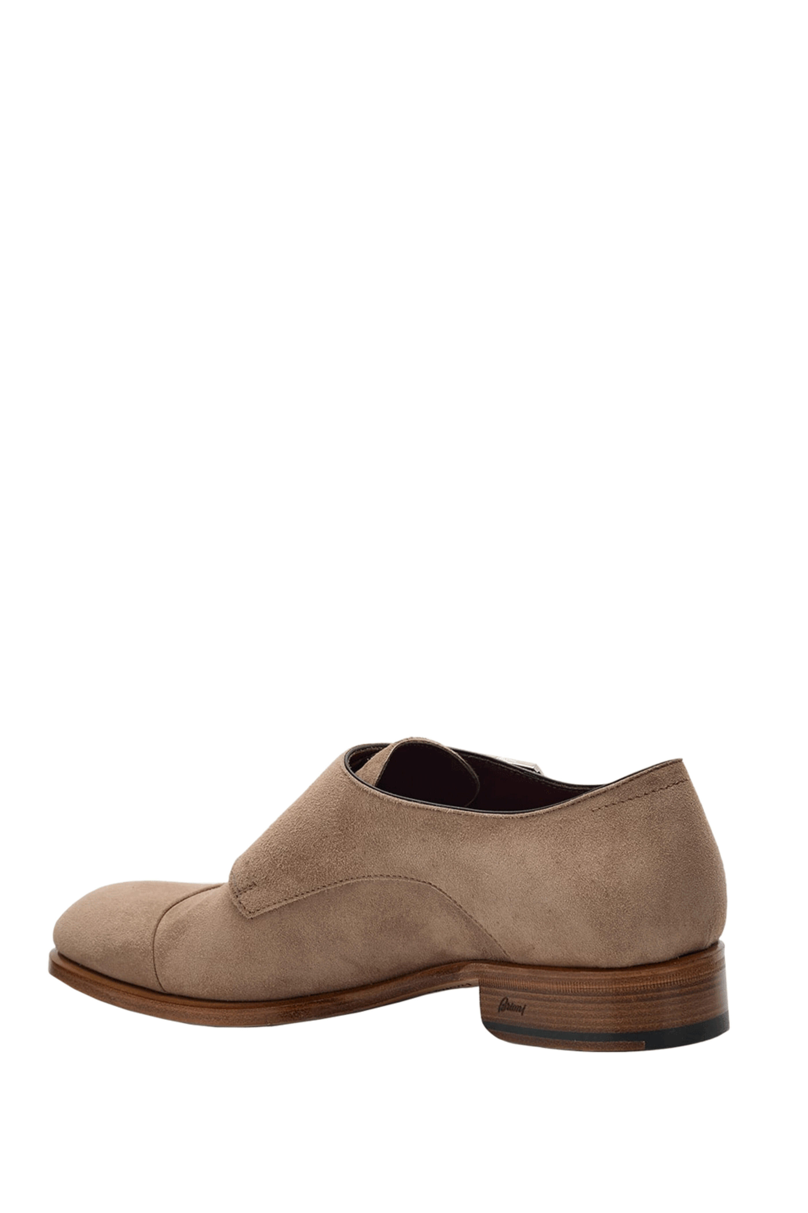 Brioni - York Rope Suede Double Buckle Cap Toe Loafer