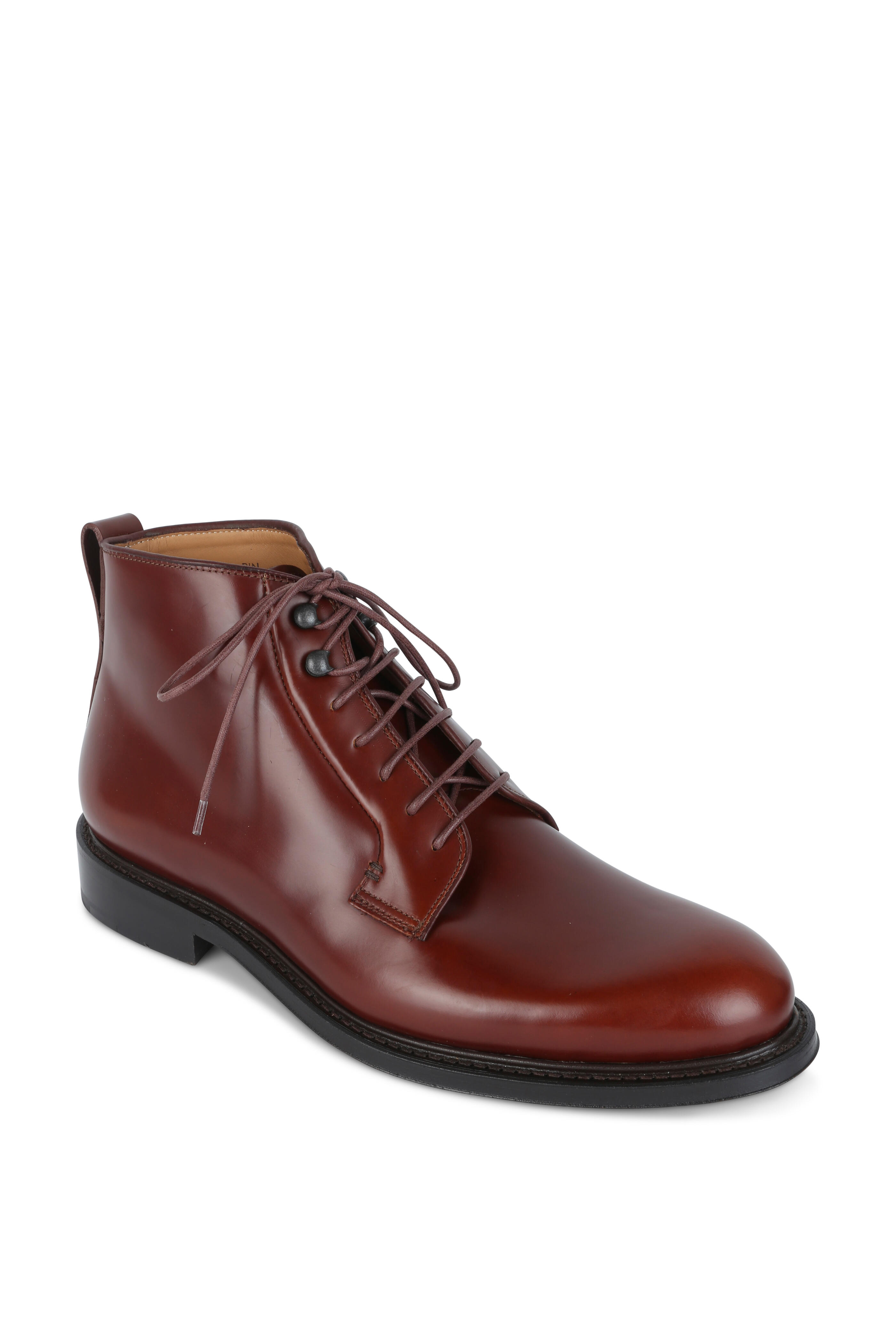 Heschung - Pin Merlot Leather Desert Boot