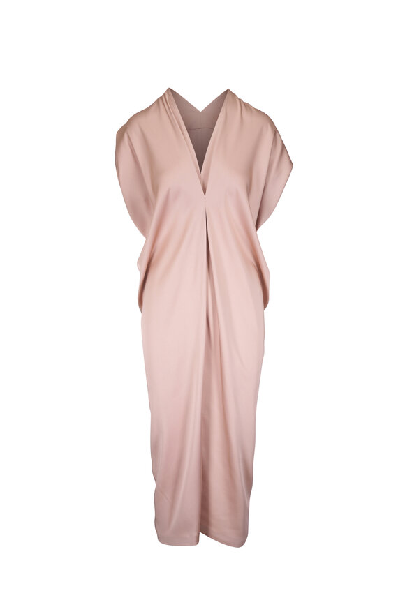 Zero + Maria Cornejo Eve Issa Blush Drape Dress