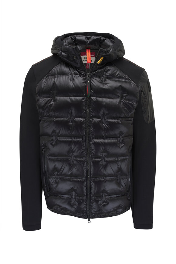 Parajumpers Gyles Black Down Puffer Jacket