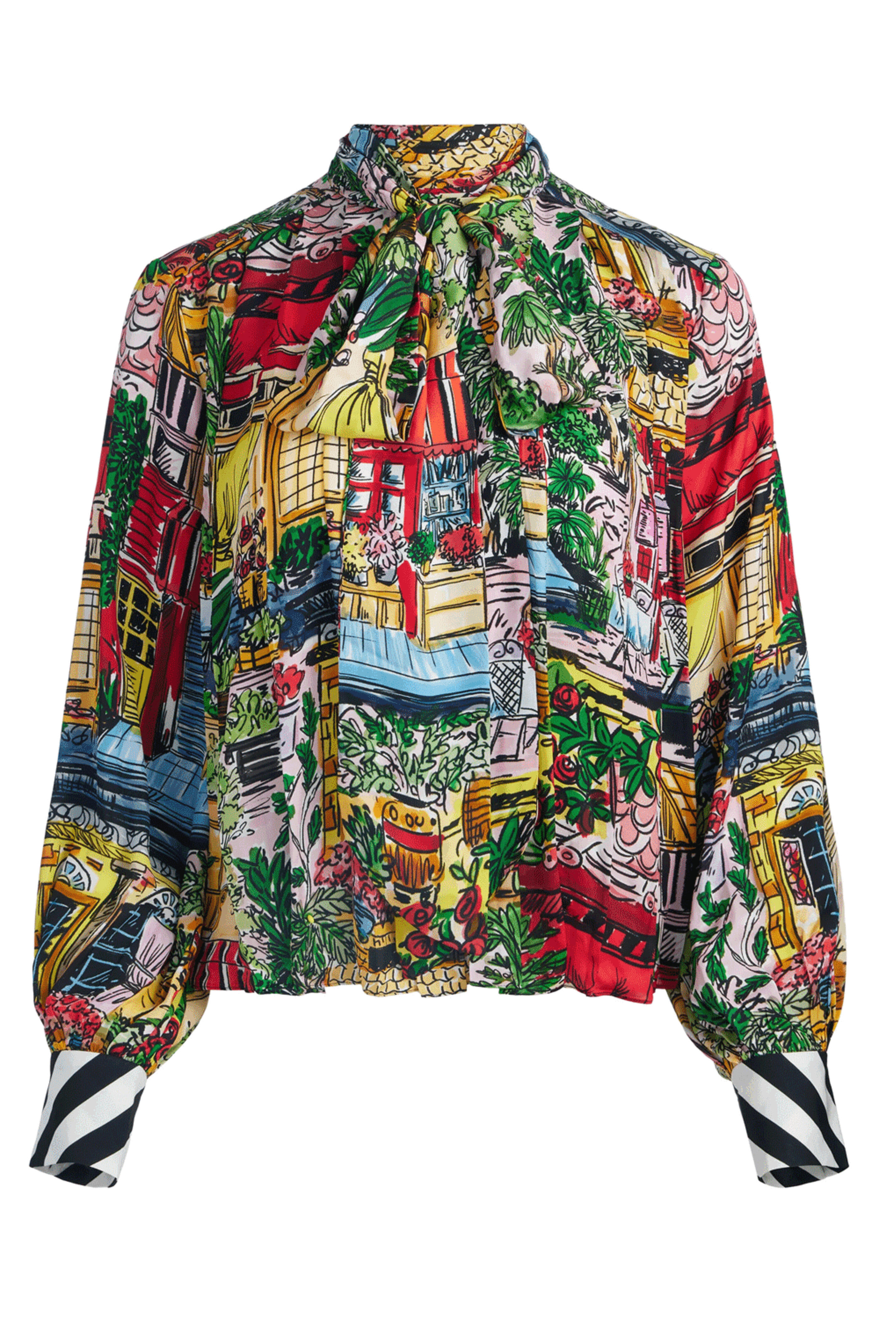 Alice & Olivia - Vacation Dreams Gertrude Blouse