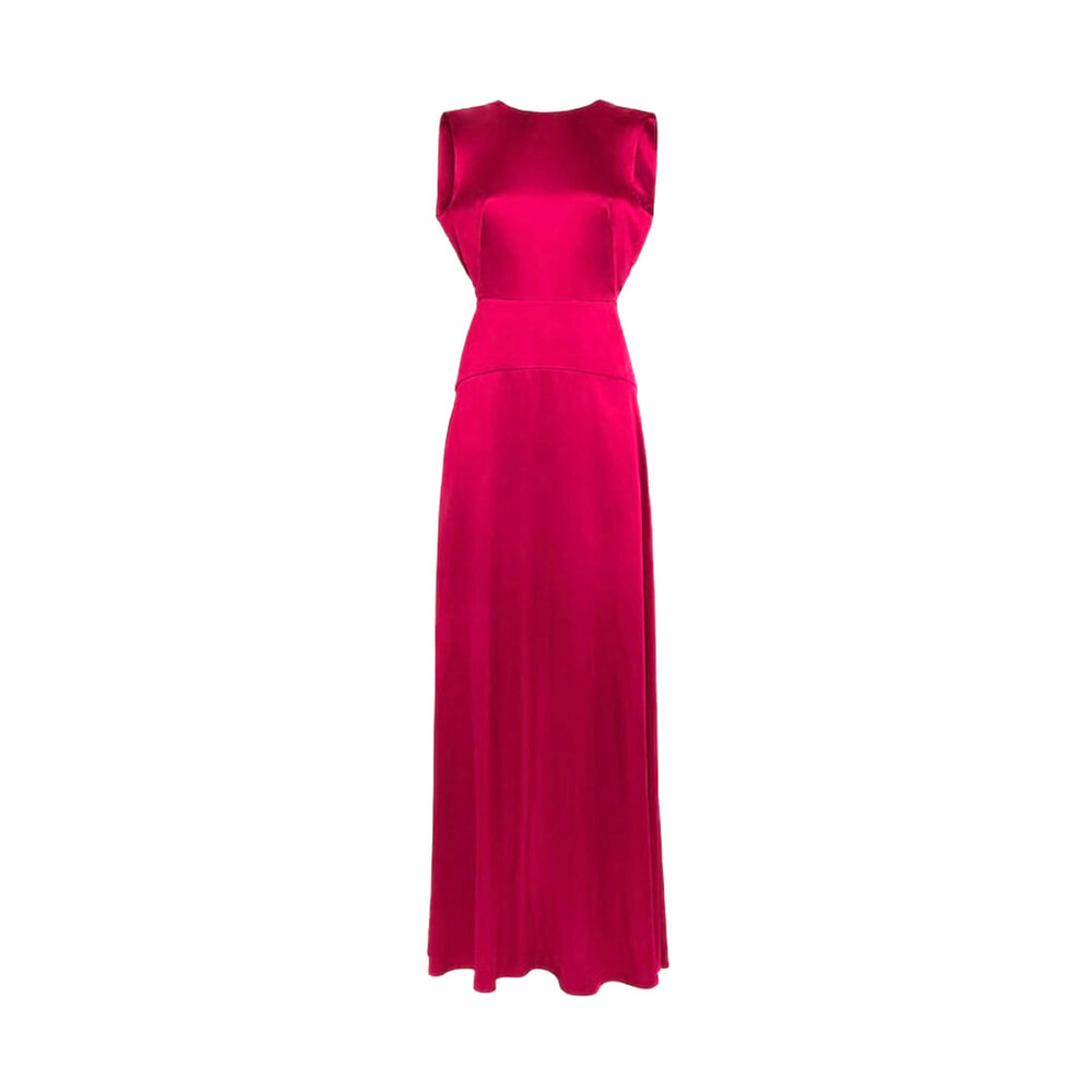 E.stott - Raspberry Valentina Sleeveless Long Dress