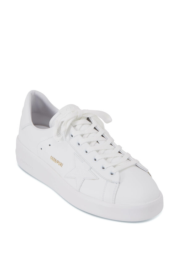 Golden Goose - Pure Star White Leather Sneaker