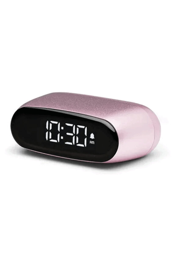 Lexon Light Pink Minut Clock