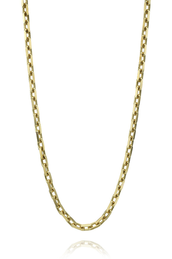Dru 14k Yellow Gold Harvey Chain Necklace