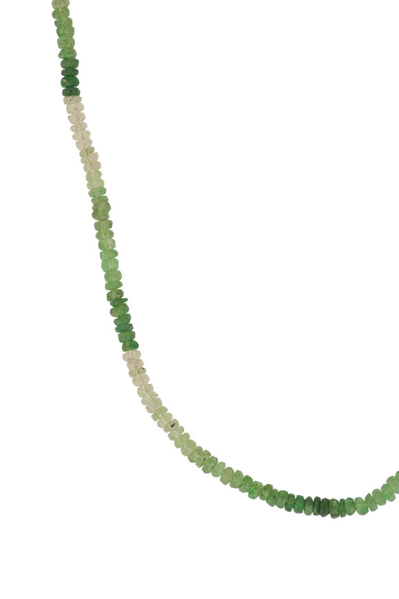 Cristina V. Green Sapphire Rondelle Necklace - view 2