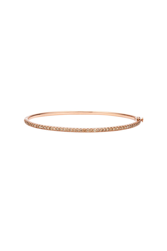 Kwiat - Pink Gold & Brown Diamond Stackable Bracelet 