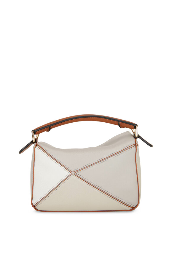 Loewe - Puzzle Soft White Leather Mini Bag