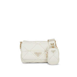 【関税&送料込】Prada Quilted Nappa Shoulder Bag Prada Quilted Orange Nappa Shoulder Bag | Consign of the Times ™