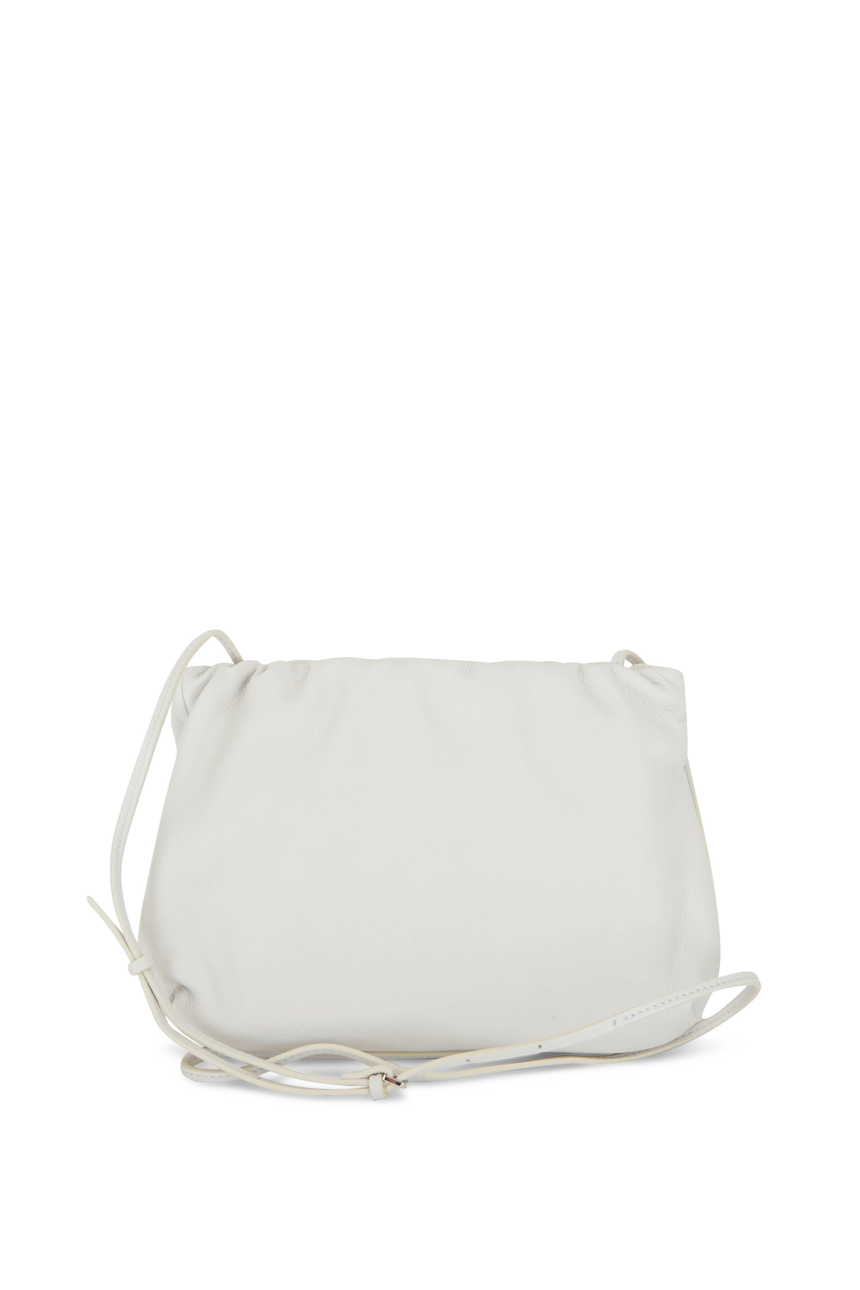 【関税送料込】The Row Bourse Clutch Bag White in Leather Bourse leather clutch in white - The Row | Mytheresa