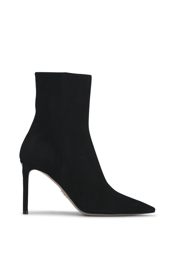 Prada - Black Suede Bootie, 95mm