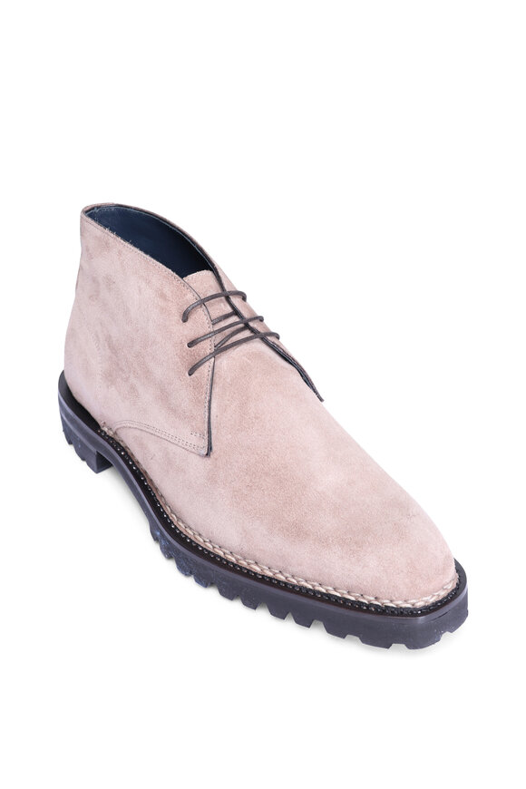 Scarpe di Bianco Bisenti Gelso Suede Chukka Boot