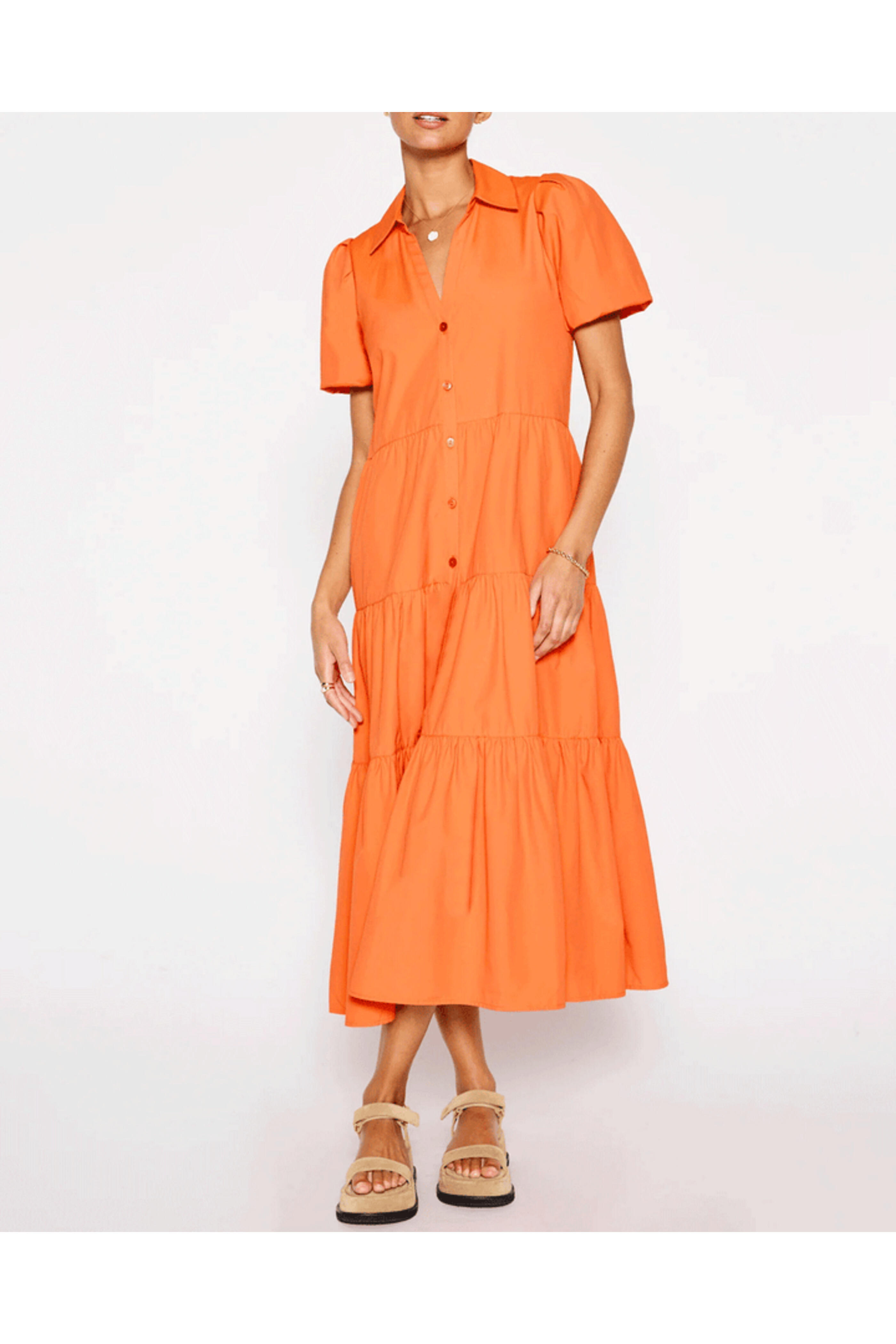 Brochu Walker - Tangerine Havana Dress