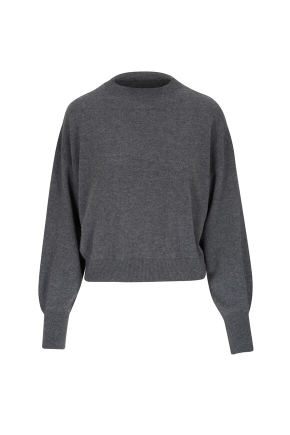 Le Kasha - Modena Gray Cashmere Relaxed Sweater 