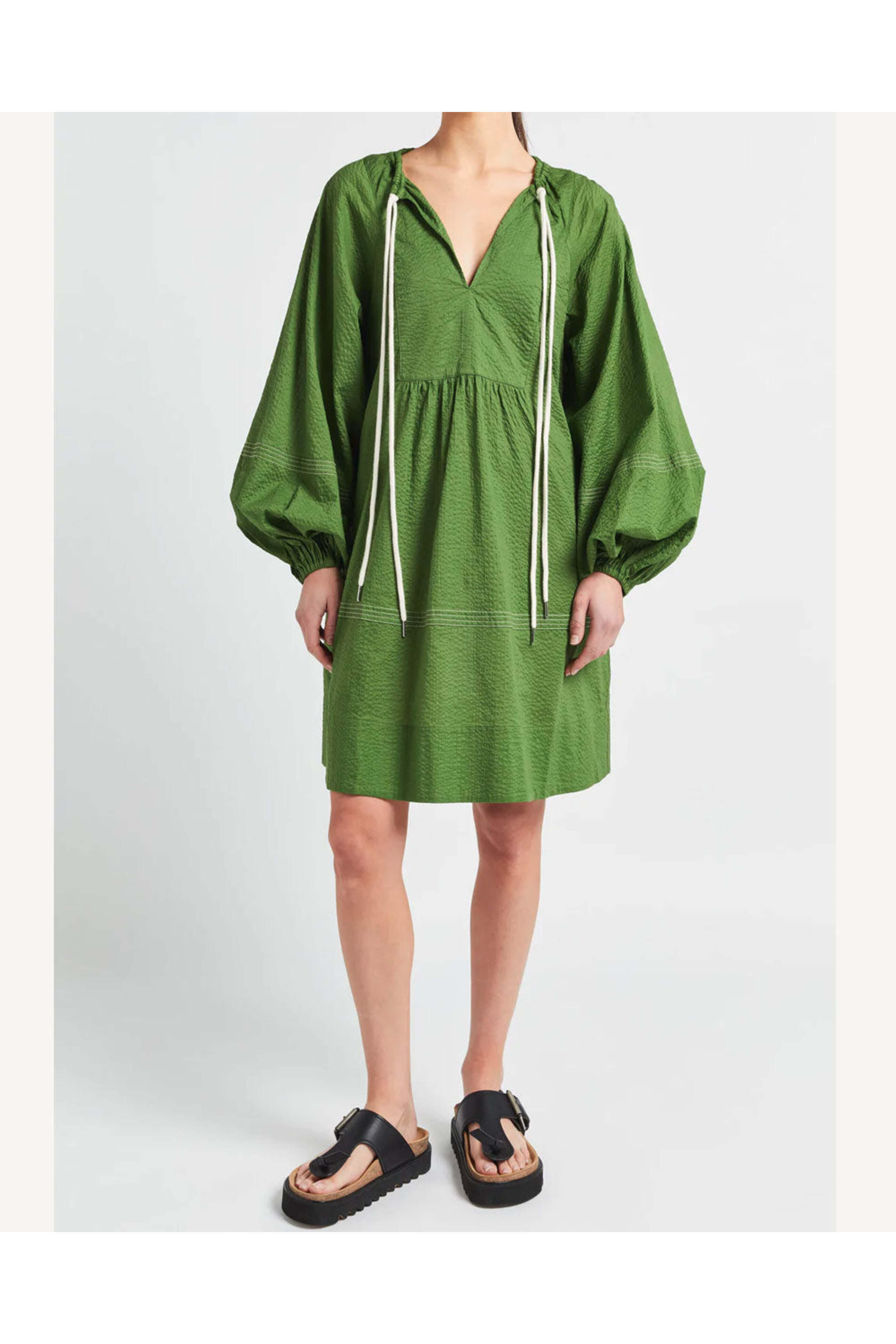 Lee Mathews - Sage Gina Minidress | Mitchell Stores Lee Mathews - Sage Gina Minidress | Mitchell Stores
