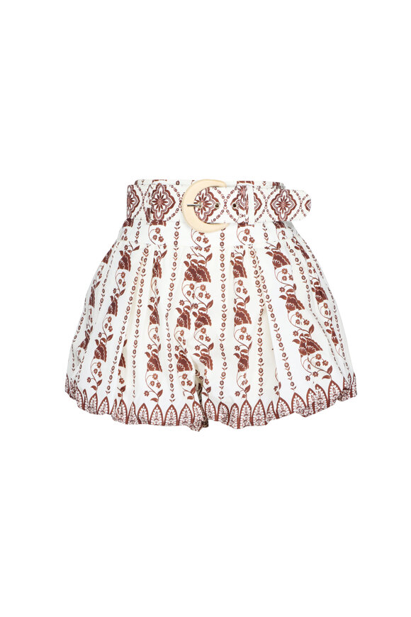 Cara Cara Vining Flora Brown Ray Shorts