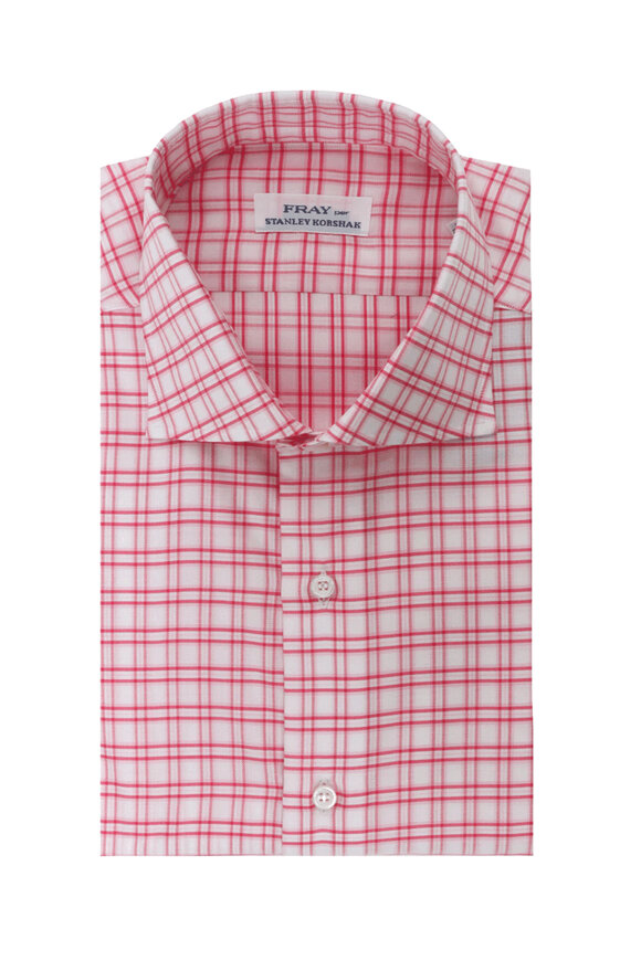 Fray Berry & White Check Sportshirt