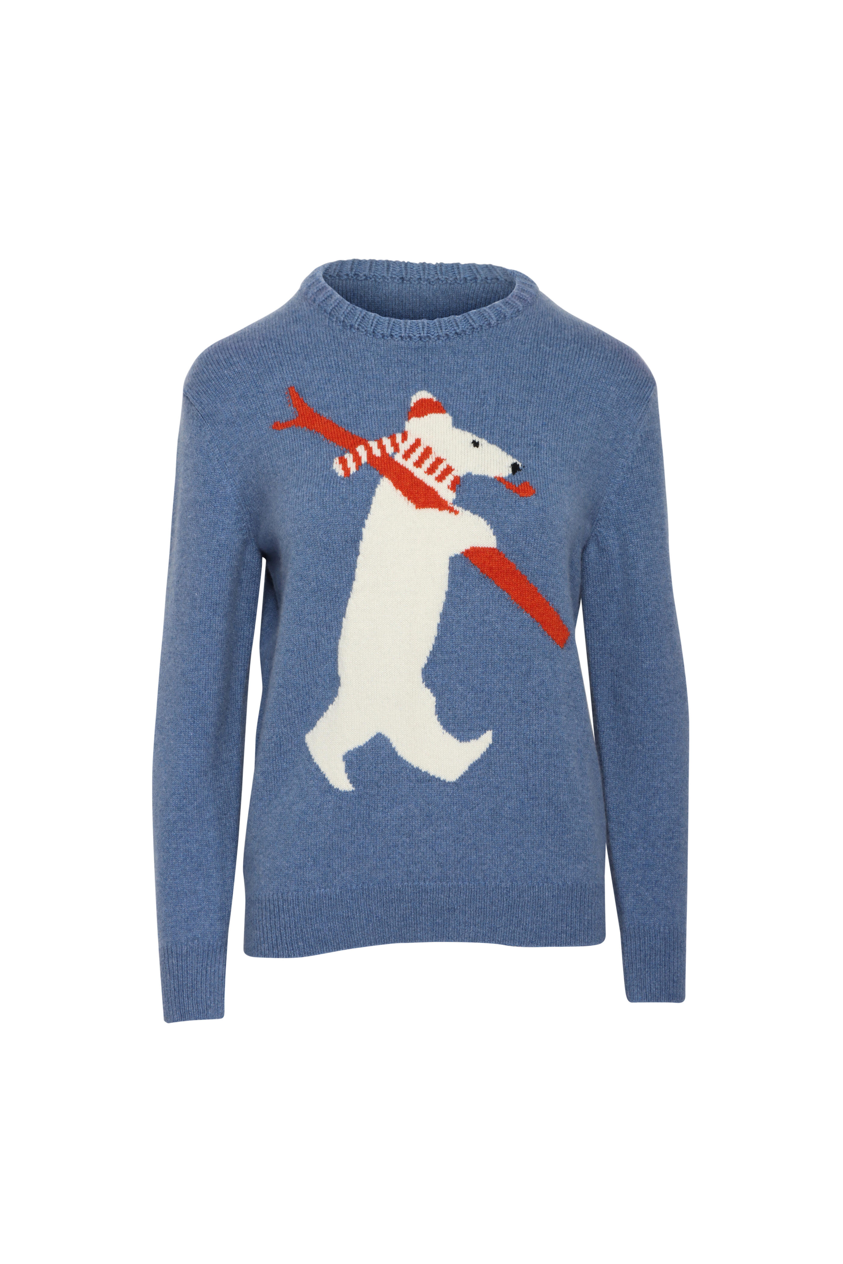 Harden - Blue Polar Bear Ski Crewneck Sweater