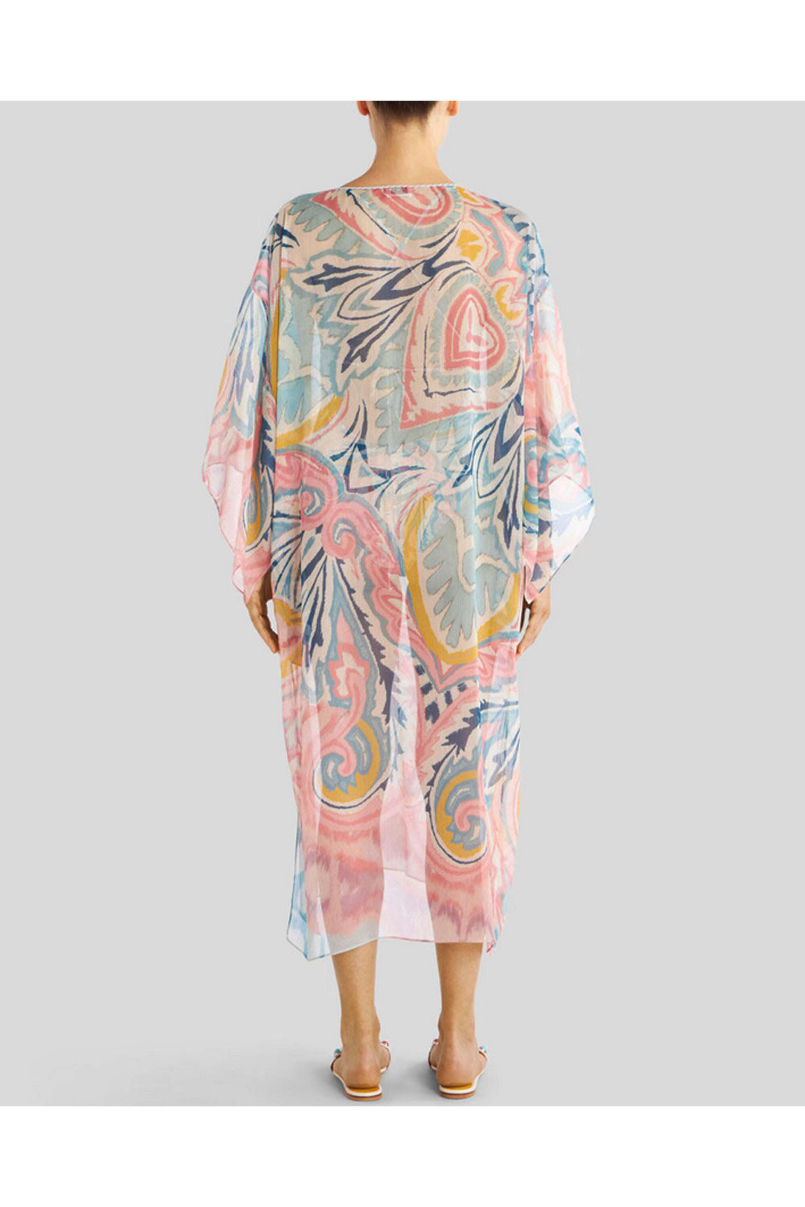 【ETRO】paisley-print cotton and silk-blend kaftan Etro Paisley silk kaftan Etro