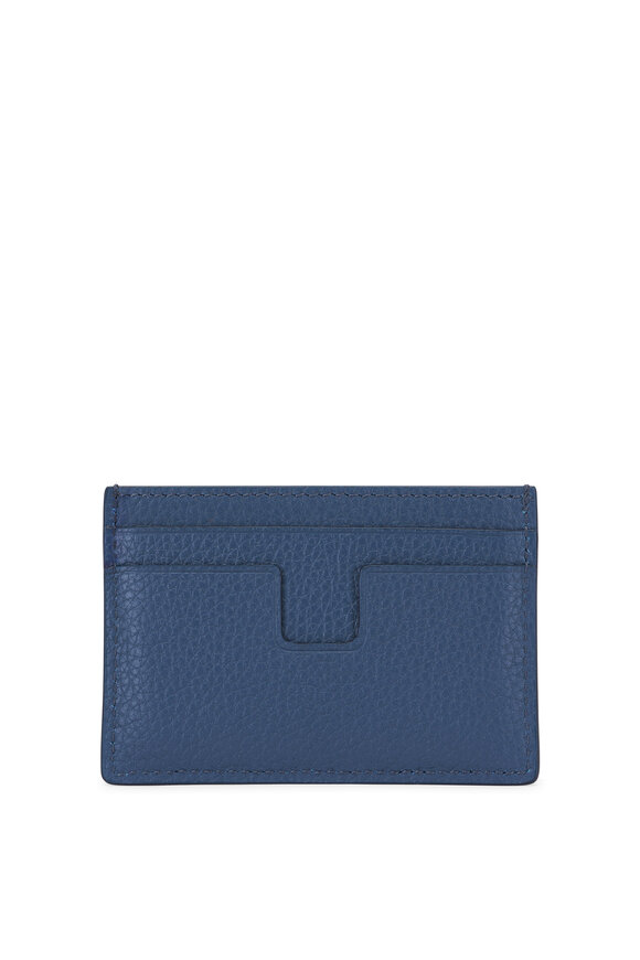 Tom Ford Indigo Grain Leather Card Case - view 2