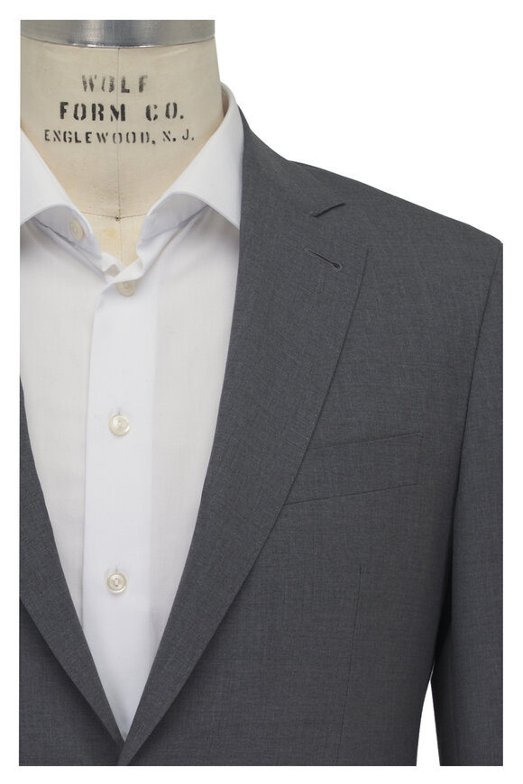 Canali Kei Light Gray Wool Suit