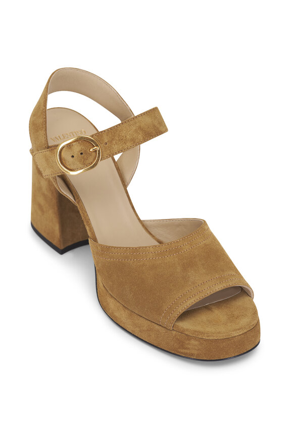 Valentino Garavani - Bow Beige & Black Lace Jelly Thong Sandals