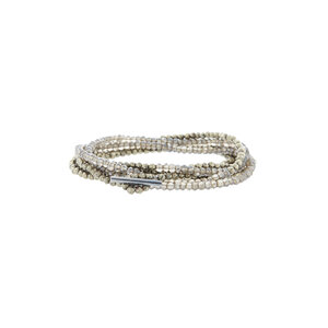 【送料&関税込】Brunello Cucinelli Beaded Bracelet Brunello Cucinelli crystal-embellished Wrap Bracelet | Brown