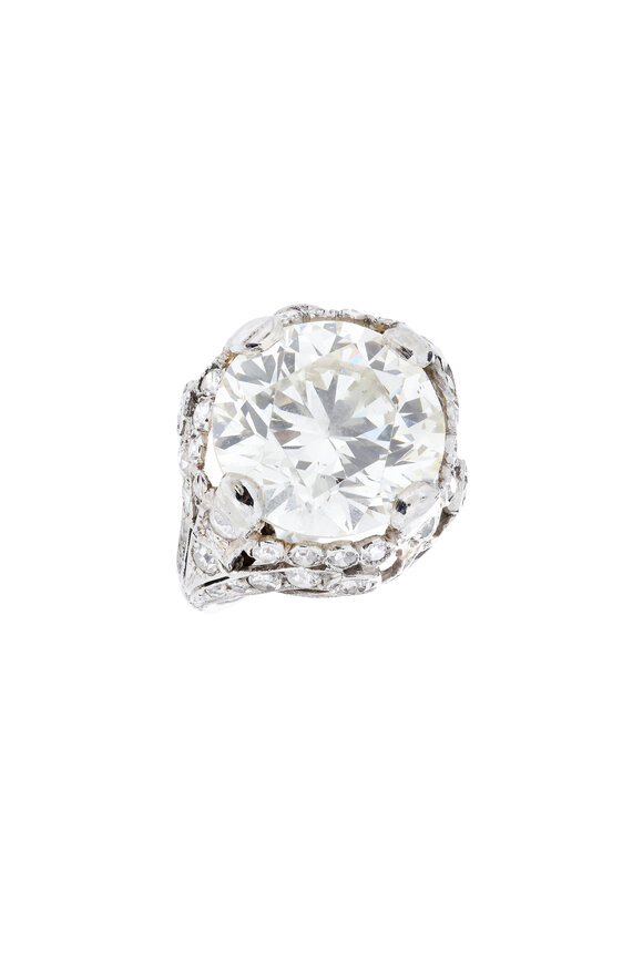 Fred Leighton - Platinum Diamond Ring