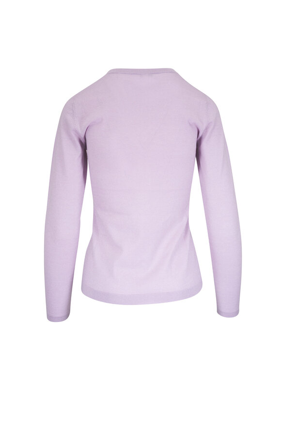 Kinross - Delphine Lurex V-Neck Sweater