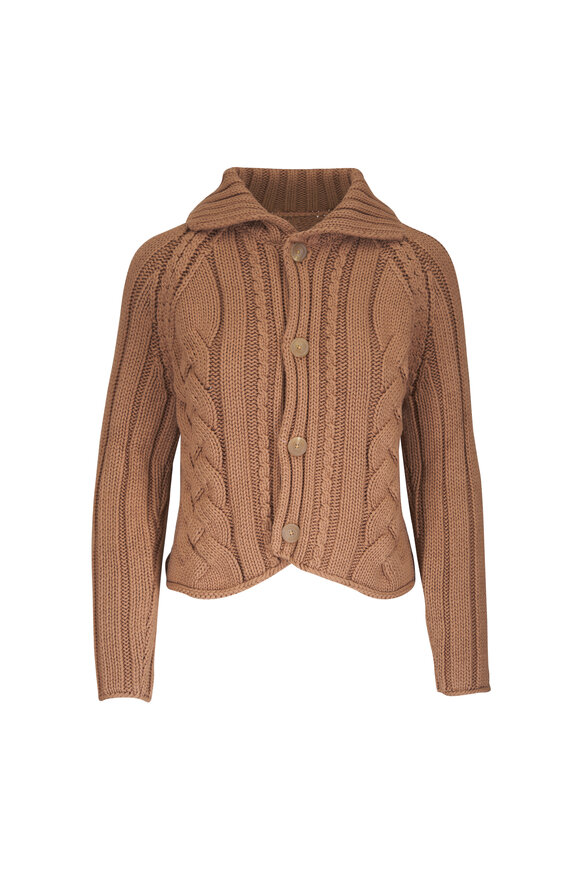 Frank & Eileen Mini Cotswolds Brown Cardigan - view 1