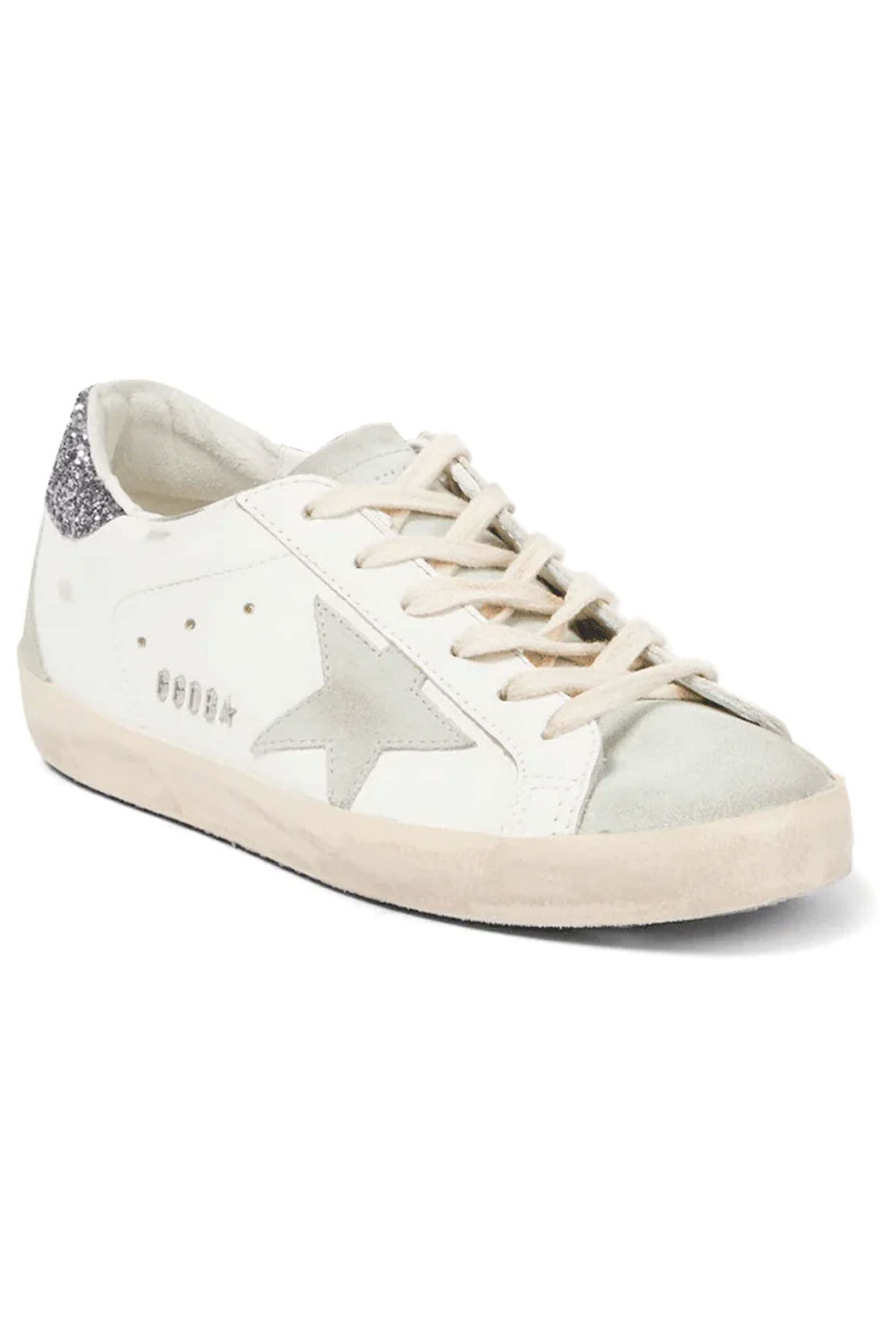 Golden Goose - Women's Super Star Leather Sneakers in White
