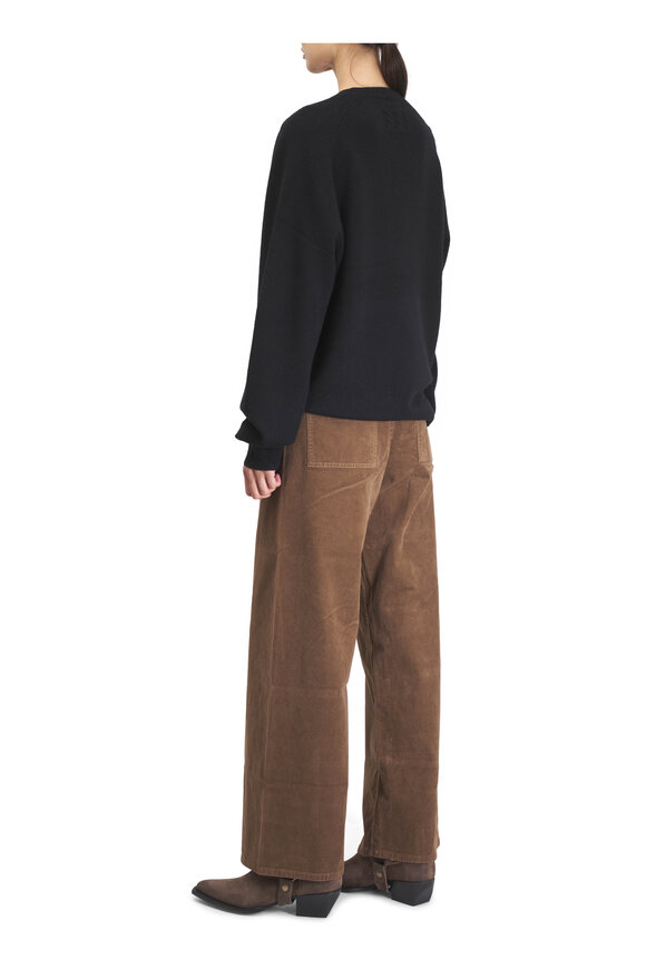 Nili Lotan Feron Black Cashmere Sweater - view 3