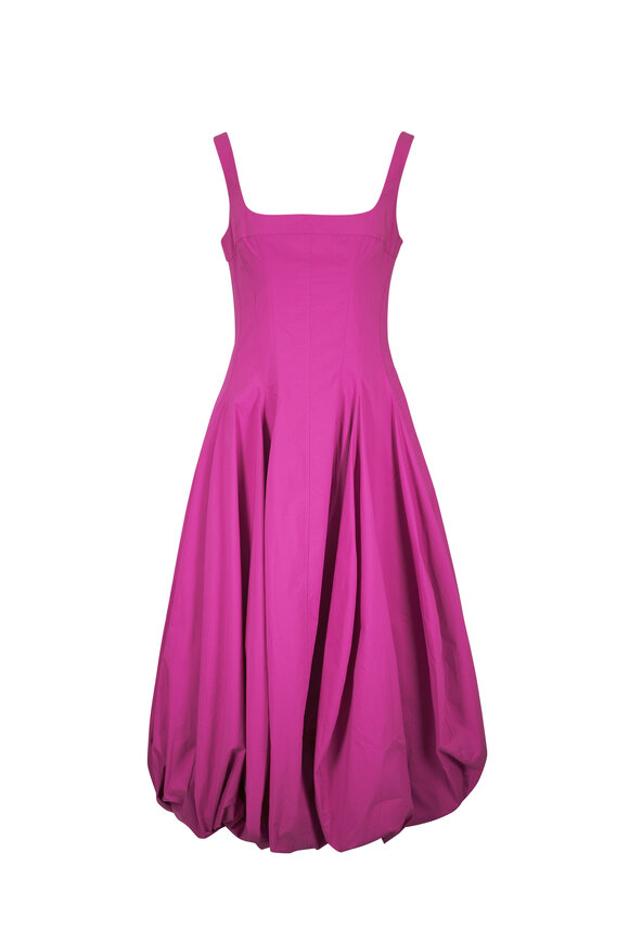 Simkhai Hally Bougainville Bubble Midi Dress