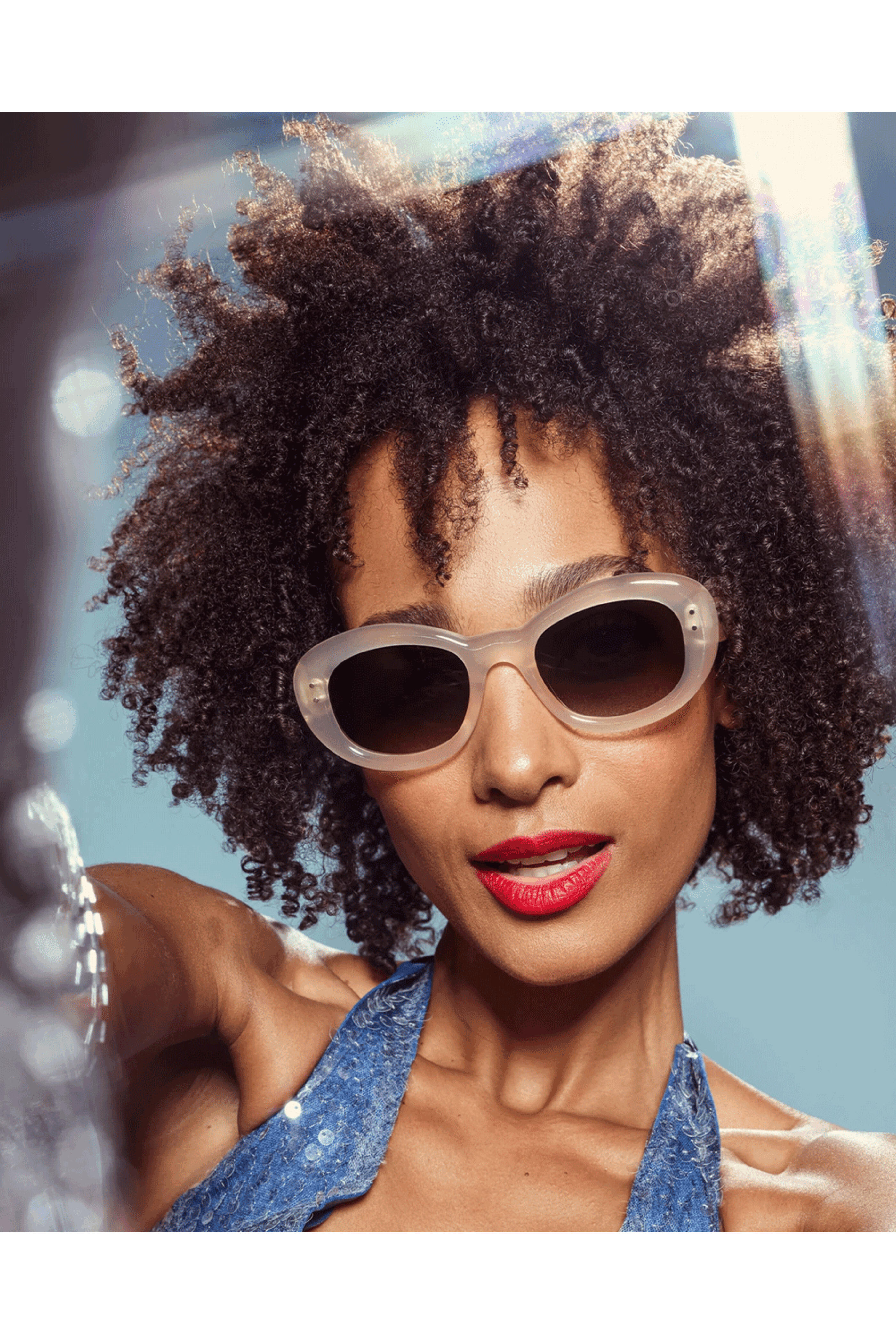 Krewe - Margaret Sunglasses in Platinum Blonde | Mitchell Stores